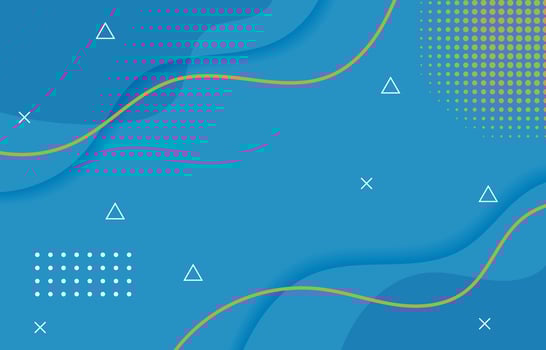 abstract modern minimalist elegant fluid wave background with memphis elements vector