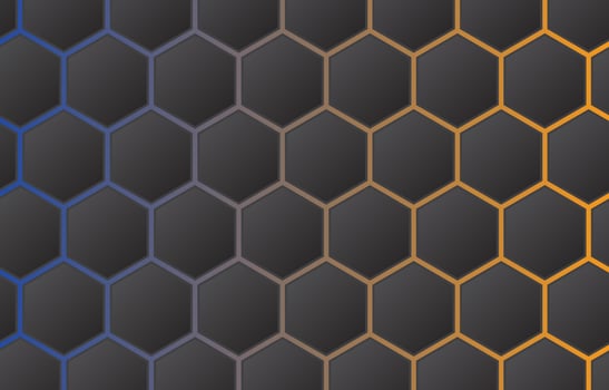 modern minimal elegant hexagon background vector