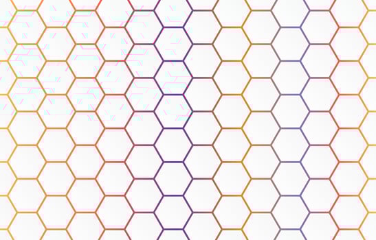 modern minimal elegant hexagon background vector