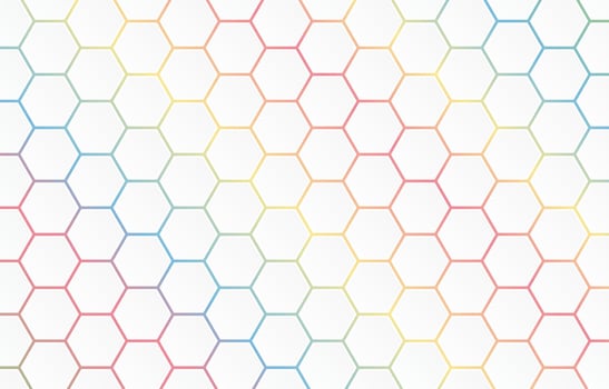 modern minimal elegant hexagon background vector