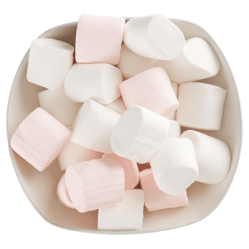 Marshmallow in the bowl cutout, Png file