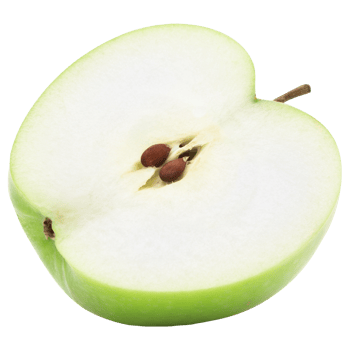 Green apples cutout, Png file