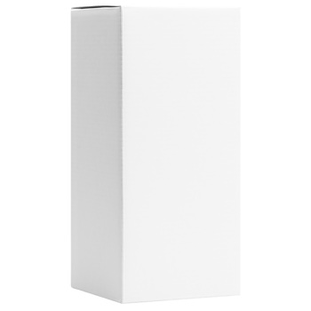 White tall box mockup cutout, Png file