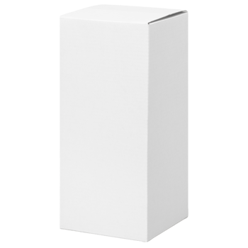 White tall box mockup cutout, Png file
