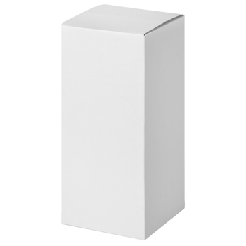 White tall box mockup cutout, Png file