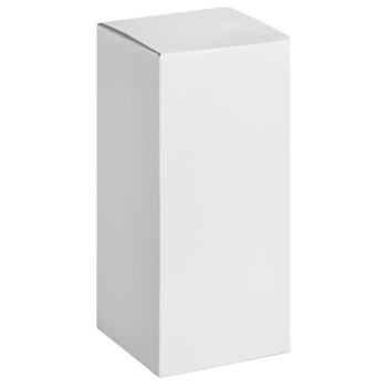White tall box mockup cutout, Png file