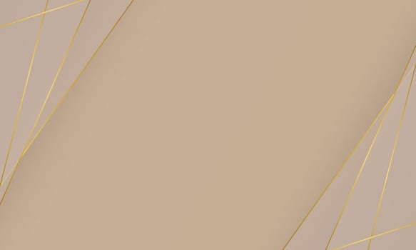 Abstract golden lines with empty space for text. vector