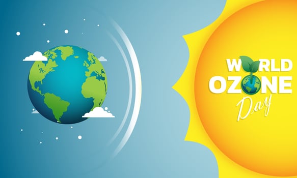 World Ozone Day Vector illustration for Poster, banner Design.