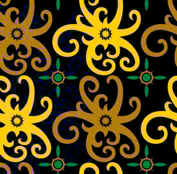 seamless patern of dayak ethnic pattern.traditional Indonesian fabric motif.borneo pattern. vector design inspiration. Creative textile for fashion or cloth