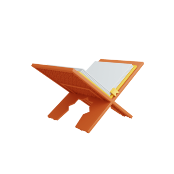 3d rendering holy quran isolated. useful for islam ramadan kareem eid al fitr design element png