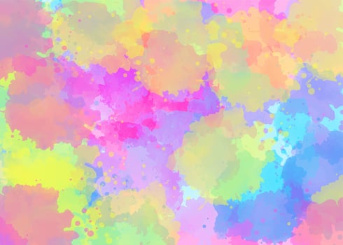 Handmade Watercolor Texture Background Vector, Colorful handmade Abstract Background vector