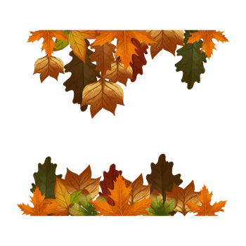 Watercolor Leaf Frame, Autumn Leaves clipart png