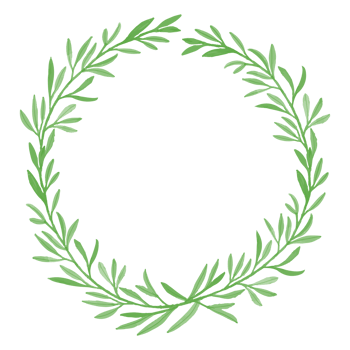 Watercolor Leaf Frame, Green leaves clipart png