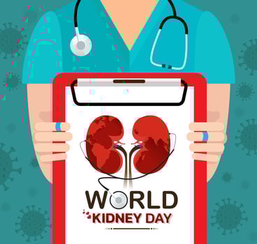 Vector illustration for World Kidney Day.