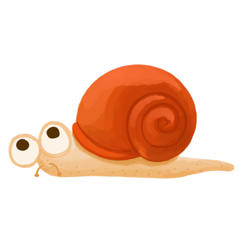 Watercolor Snail, Hand painted Animal decoration clipart png