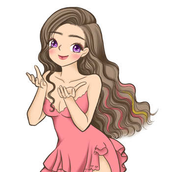 girl Anime Cute Character Cartoon Emotion Illustration, ClipArt Drawing  Kawai Manga Design Art png