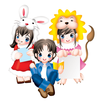 girl and boy Cartoon Cute Kawaii Anime Illustration ClipArt Character Manga Anime png