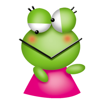 frog cute character free download transparent image illustration clipart pet wildlife png