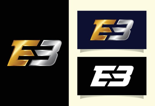 Initial Letter E B Logo Design Vector. Graphic Alphabet Symbol For Corporate Business Identity vector