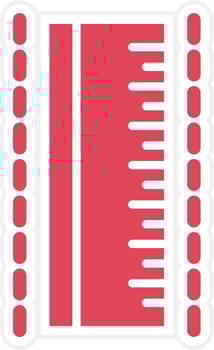 Ruler Icon Style vector
