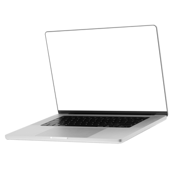 Laptop computer mockup, Png transparent