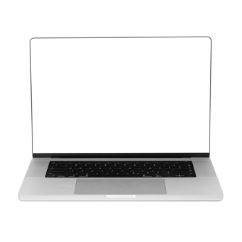 Laptop computer mockup, Png transparent