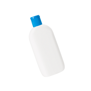 Shampoo bottle mockup, Png file
