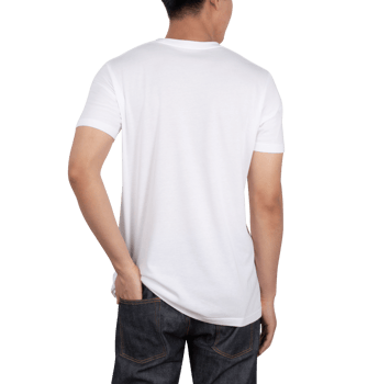 Young man in T shirt mockup, Template for your design png