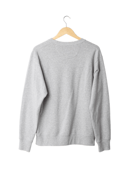 Gray sweater mockup hanging, Png file