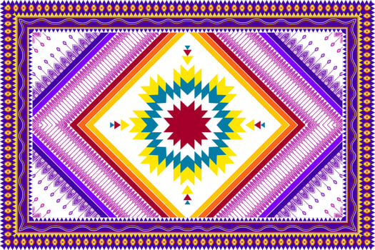 Abstract geometric ethnic pattern design. Aztec fabric carpet mandala ornament ethnic chevron textile decoration wallpaper. Tribal boho native ethnic traditional embroidery vector background