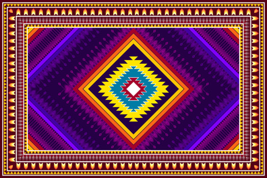 Abstract geometric ethnic pattern design. Aztec fabric carpet mandala ornament ethnic chevron textile decoration wallpaper. Tribal boho native ethnic traditional embroidery vector background