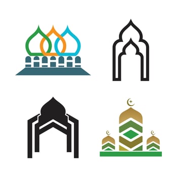 Islamic logo, Mosque vector