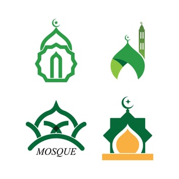 Islamic logo, Mosque vector