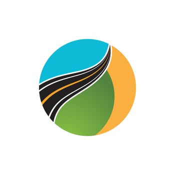 way logo vector illustration design