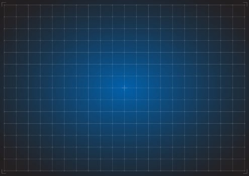 Digital blueprint background vector