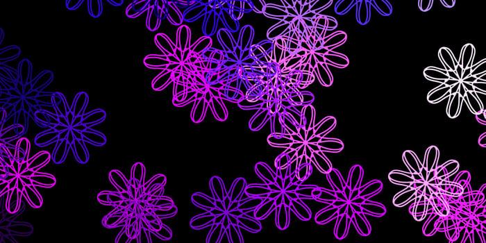 Dark Purple, Pink vector texture with memphis shapes.