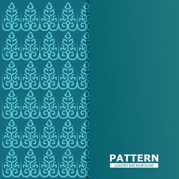 Pattern ornament batik melayu vector illustration