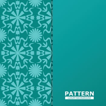 Vector illustration of decorative floral pattern ornament