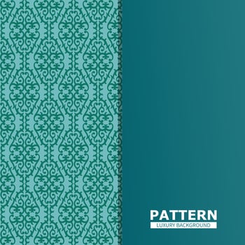 Vector illustration of decorative floral pattern ornament