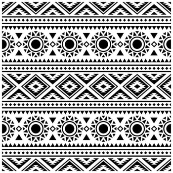 Aztec seamless ethnic pattern texture design vector