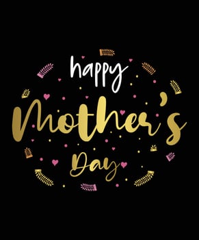 Mother's day typography t-shirt design vector