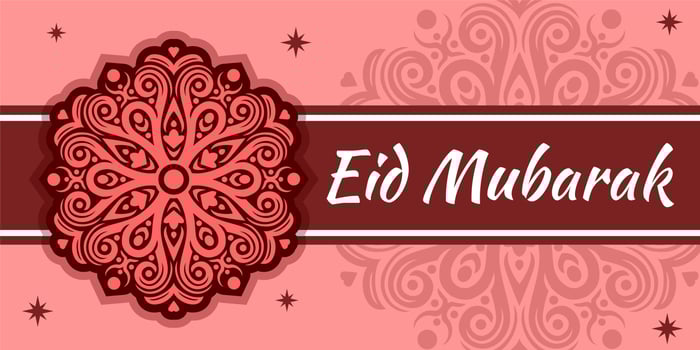 Eid Mubarak Background premium Vector