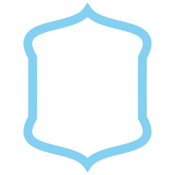 Islamic border elements vector