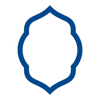 Islamic border elements vector