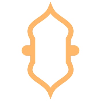 Islamic border elements vector