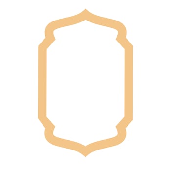 Islamic border elements vector