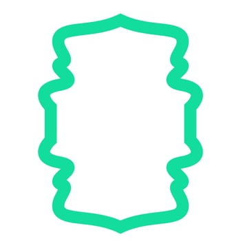 Islamic border elements vector