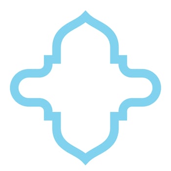 Islamic border elements vector