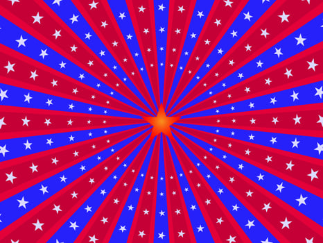 Star burst explosion ray shiny motion flag celebrate atstract background vector illustration