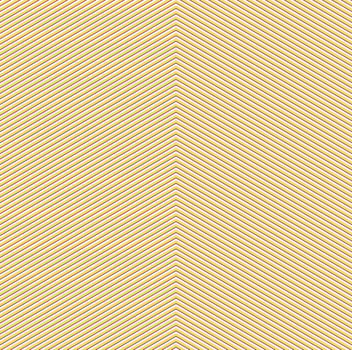 Symmetry geometric small line shape yellow-red zig zag or chevron dimensional seamless pattern background. Trendy architecture building box corner template or decoration elements concept. vector